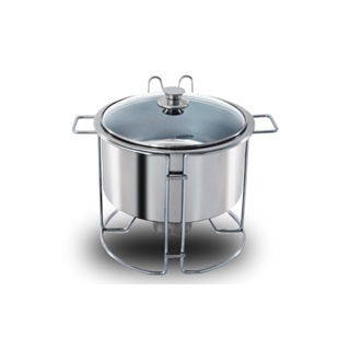 Rechaud Redondo Brinox Savoy 4,5 Litros Ø 42 cm Aço Inox