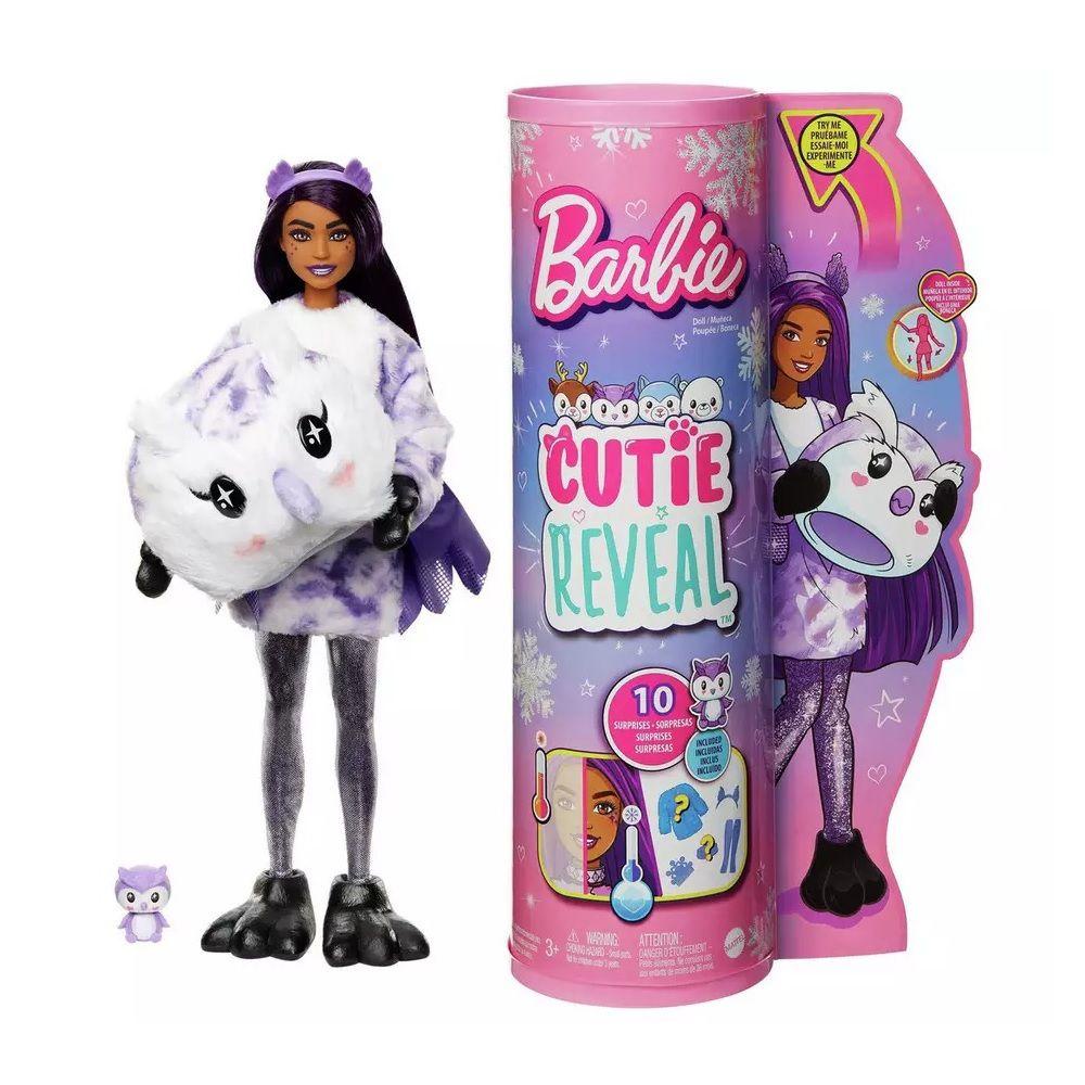 Barbie Cutie Reveal Boneca Série Selva Item Sortido – 1 Unidade