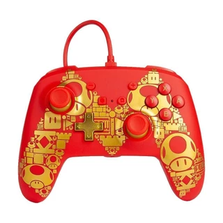 Controle Super Mario Golden M Power A - Nintendo Switch