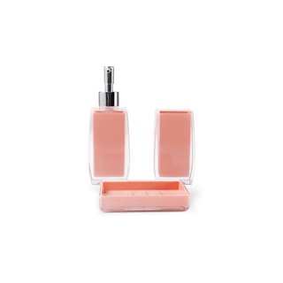 Conjunto Para Banheiro Haus Concept Sublime 3 Peças Coral