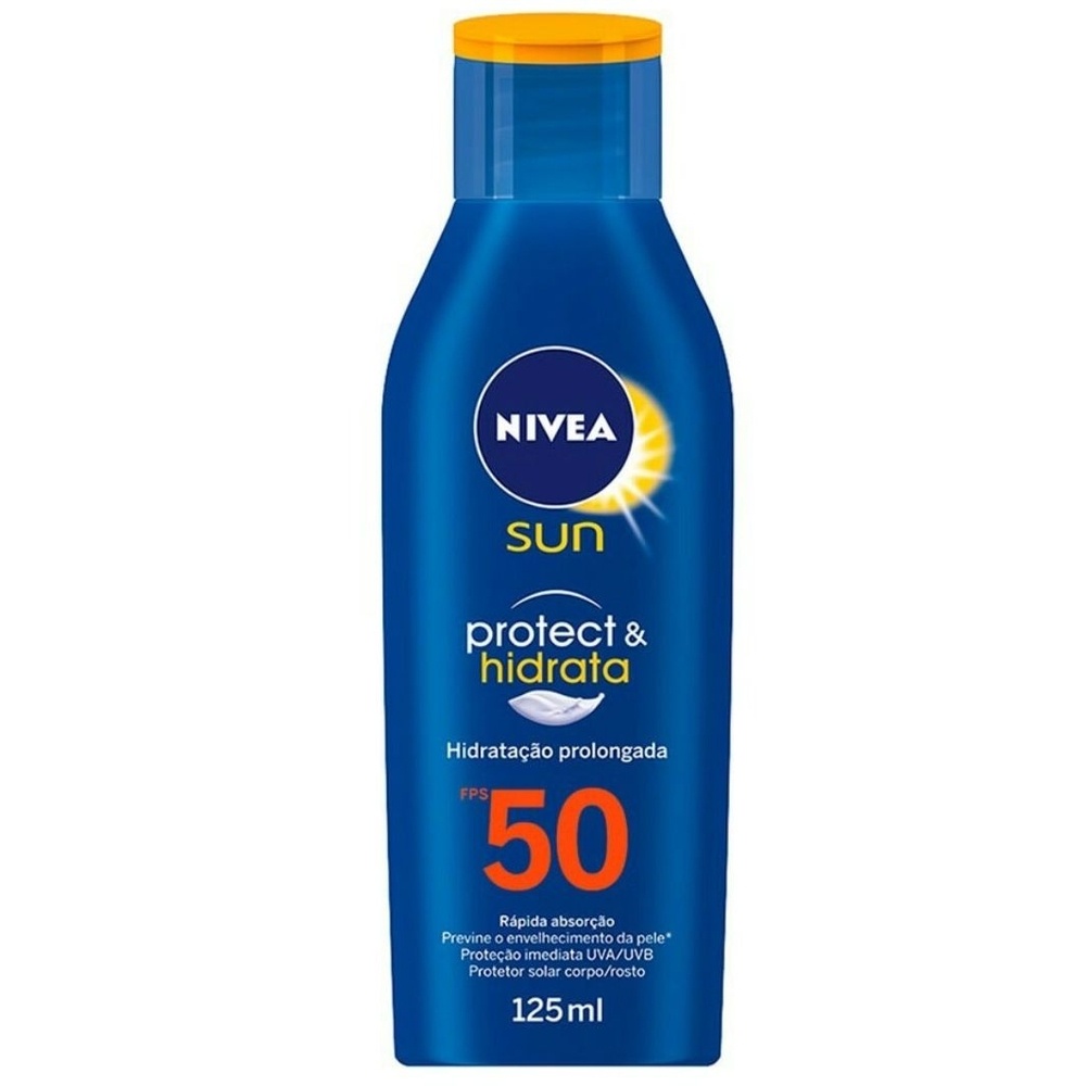 Nivea Sun Protect & Hidrata Fps 50 - Protetor Solar 200ml | Shopee Brasil