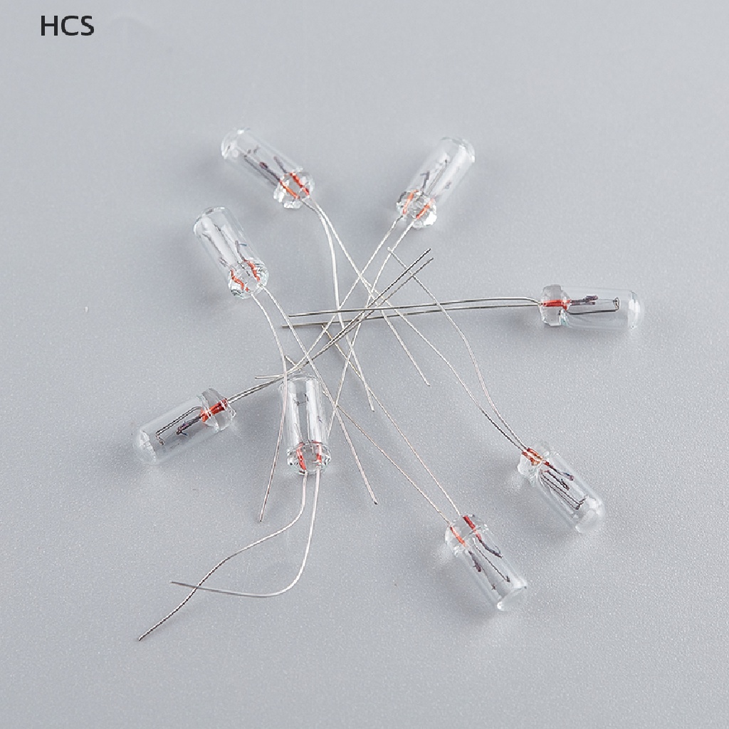 HCS 10pcs Mini 3/4/5mm 3/6/12/24V Lâmpada Edison Incandescente Arroz HC