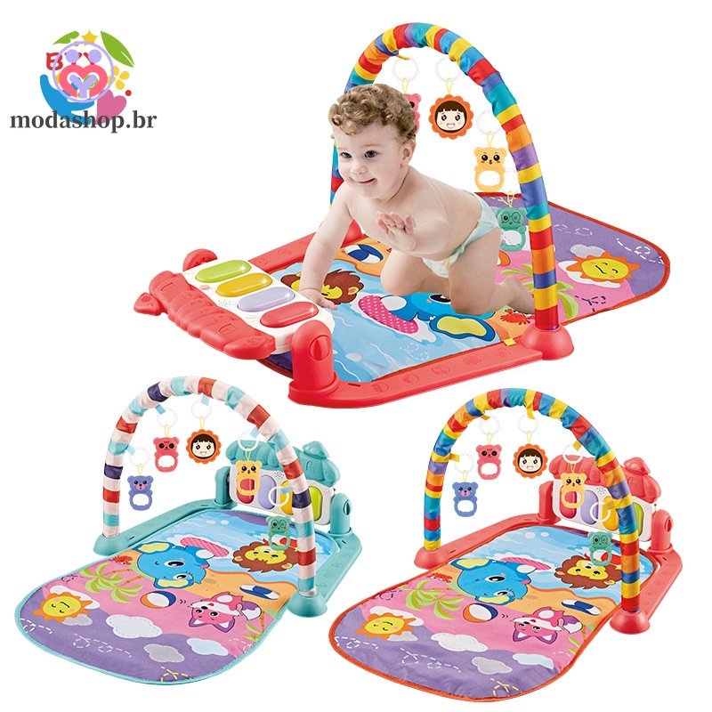 Tapete Infantil Com Pedal De Música/Piano Para Bebê De 0-24 Meses