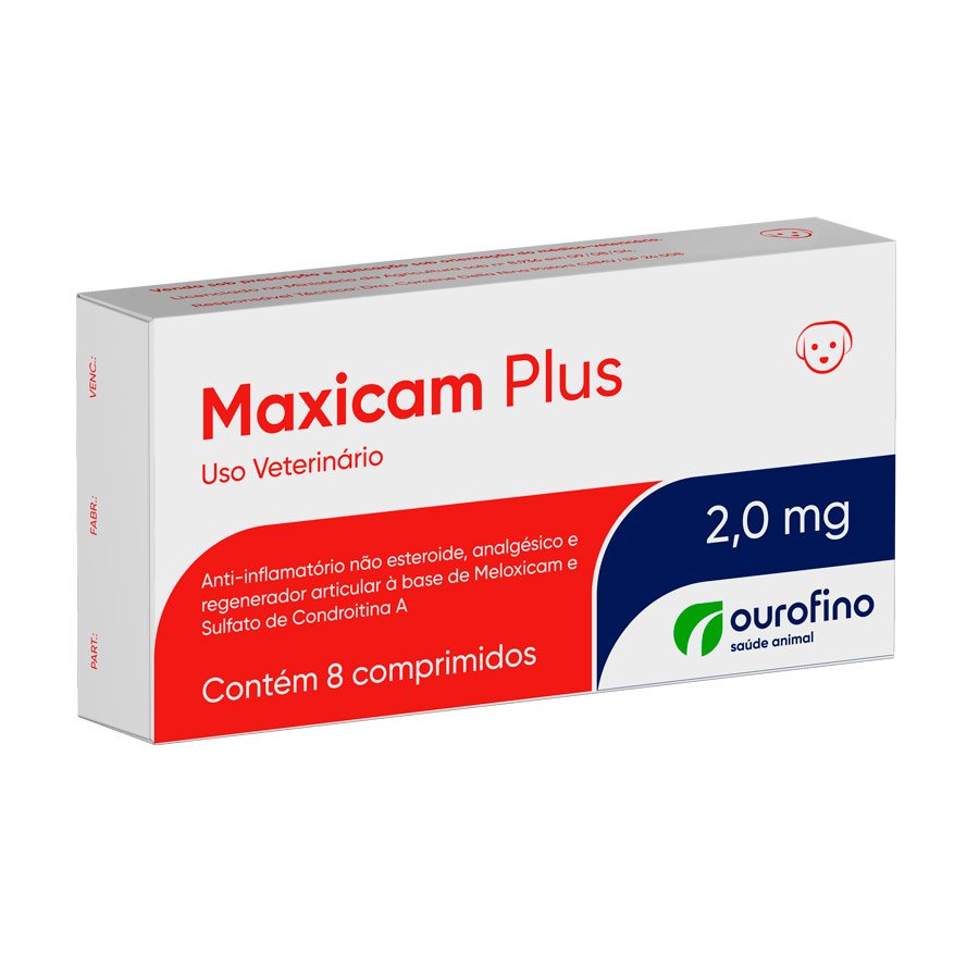 Maxicam Plus 2mg com 8 Comprimidos | Shopee Brasil
