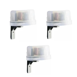 Kit Com 3 Unidades Rele Fotocélula Sensor Bivolt 3 Em 1