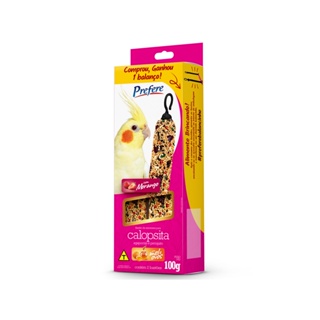 Alimento Para Calopsita Prefere Bastão 100gr - Morango