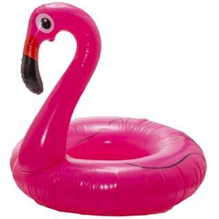 Boia Rosa de Flamingo GG Para Adultos Suporta Bastante Peso