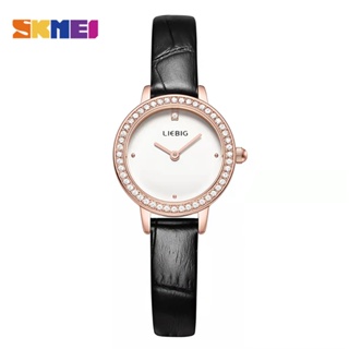 Relógio SKMEI Feminino Resistente À Água Vestido De Senhora 30m Clássico Simples Elegante Peso Leve De Mostrador Solar Luminoso