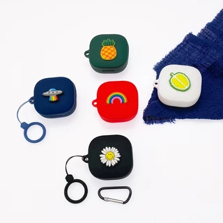 Para QCY HT05 Capa De Fones De Ouvido De Silicone Frutas Bonitos Melobuds ANC HT05 T13 Caixa De Acessórios Fone