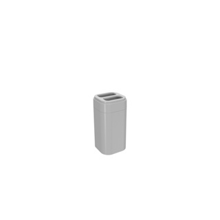 Porta Escova De Dente Coza Splash 6,5 x 6,5 x 12,7 cm Branco