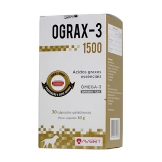 Ograx-1500 Suplemento Omega 3 Avert Com 30 Comprimidos