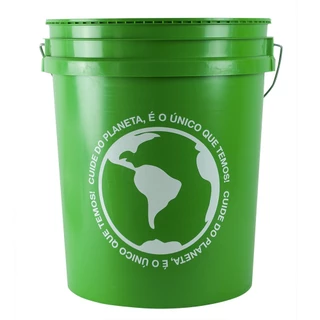 Balde multiuso com capacidade de 20 litros - Rotterman (Verde) em Oferta na Shopee