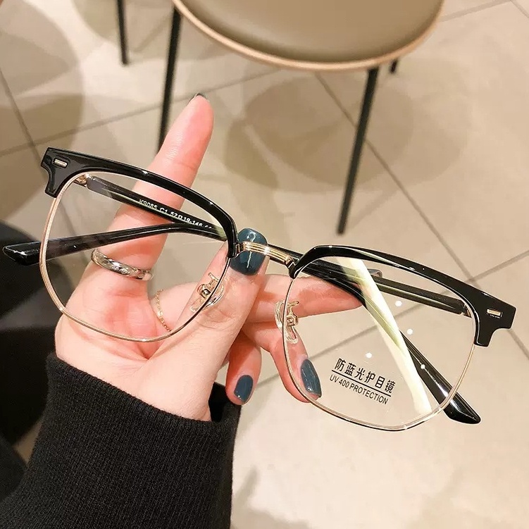 Óculos Anti-Azul Luz Radiação Computador Vintage Para Mulher/Moda Homem
