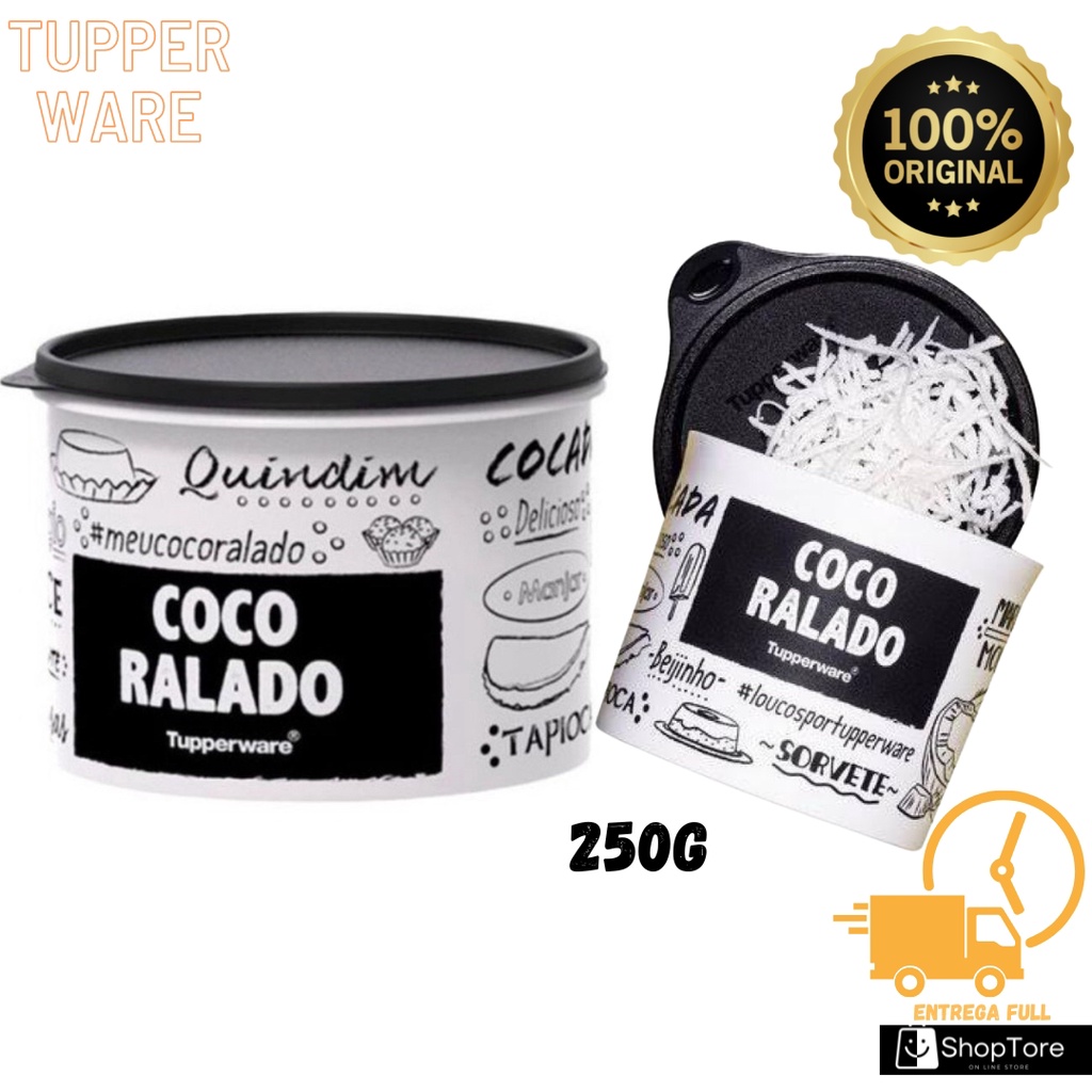Tupper Redondinha Coco Ralado Tupperware | Shopee Brasil