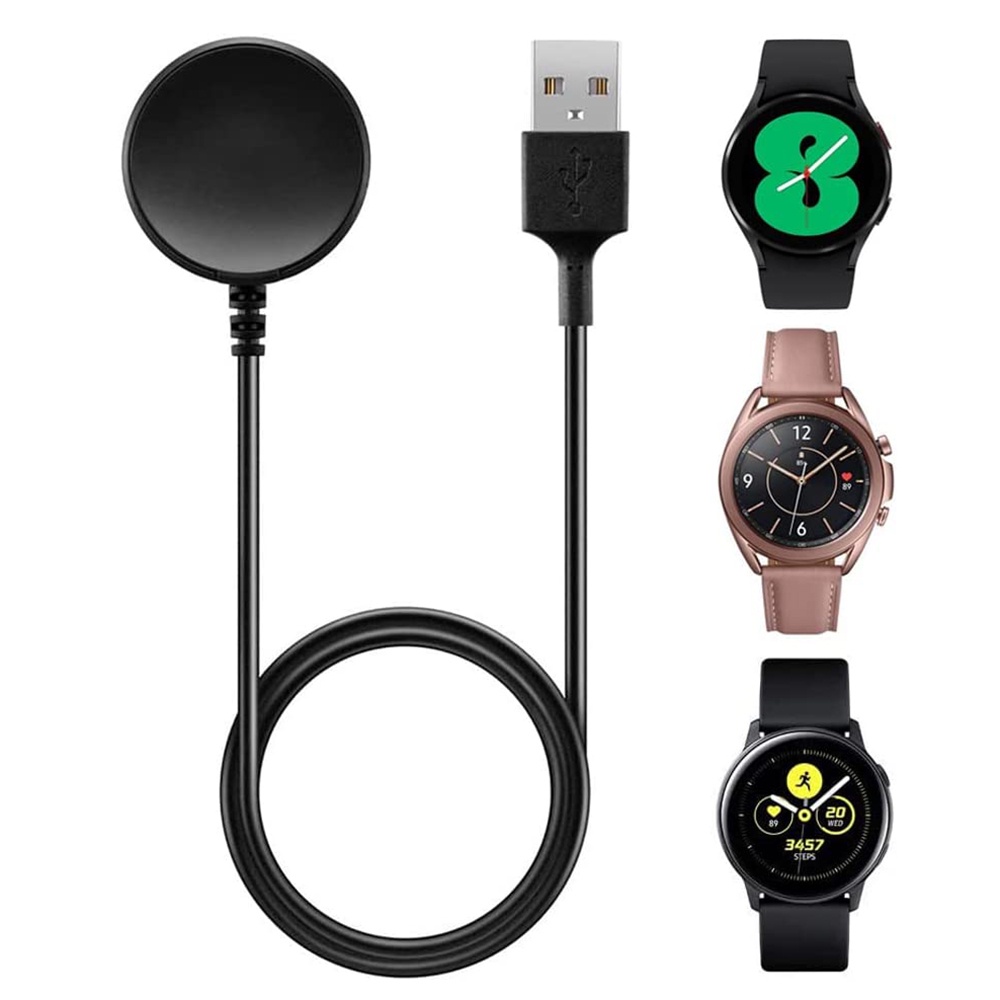 Carregador Para Samsung Galaxy Watch 4 Classic , 3 Active 2 1 Cabo De