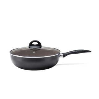 Wok Com Tampa Ceramic Life Brinox Smart Plus 3,4 Litros Ø 28 cm Preto