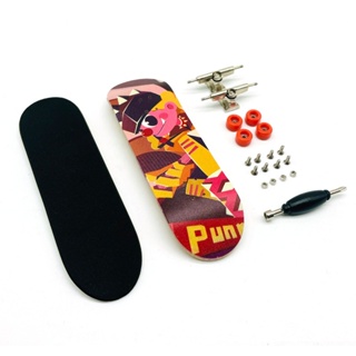 Skate De Dedo Profissional Fingerboard Maple Rocker Duplo Criativo Mini  Skate Fingertip Sports Rolamento Roda Palma