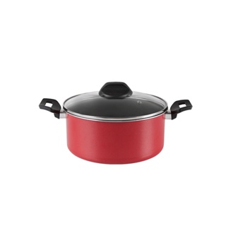 Caçarola Com Tampa Brinox Garlic Antiaderente 3,4 Litros Ø 22 cm Vermelho Brinox