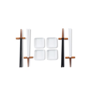 Conjunto De Hashi Para 2 Pessoas Haus Concept Nankin 12 Peças Branco