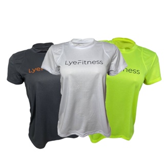Kit 3 Camisetas Femininas Academia Estampada Dry Fit Fitness Corrida