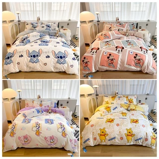 1 PC Estilo Desenho Ponto Estampa Capa Quilt Para Crianças Solteiro Duplo Rainha Rei Tamanho Cobertura Edredom Amiga Da Pele E Respirável Confortável