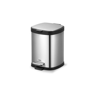 Lixeira Com Pedal Brinox Frame 6 Litros Aço Inox