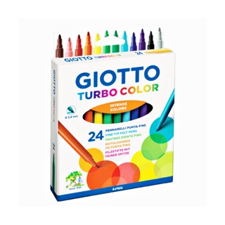 Canetinha Hidrográfica GIOTTO Turbo Color c/ 24 Cores