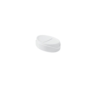 Porta Sabonete Coza Splash 6,5 x 6,5 x 19,2 cm 290 ml Branco