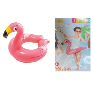 Boia De Cintura Bote Infantil Flamingo 3 a 6 anos Intex