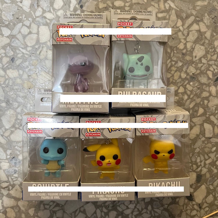 PKW Set 11 Figure Pokémon Battaglia – Pikachu, Squirtle, Bulbasaur, Charmander E Alakazam Da 4,5 Pollici