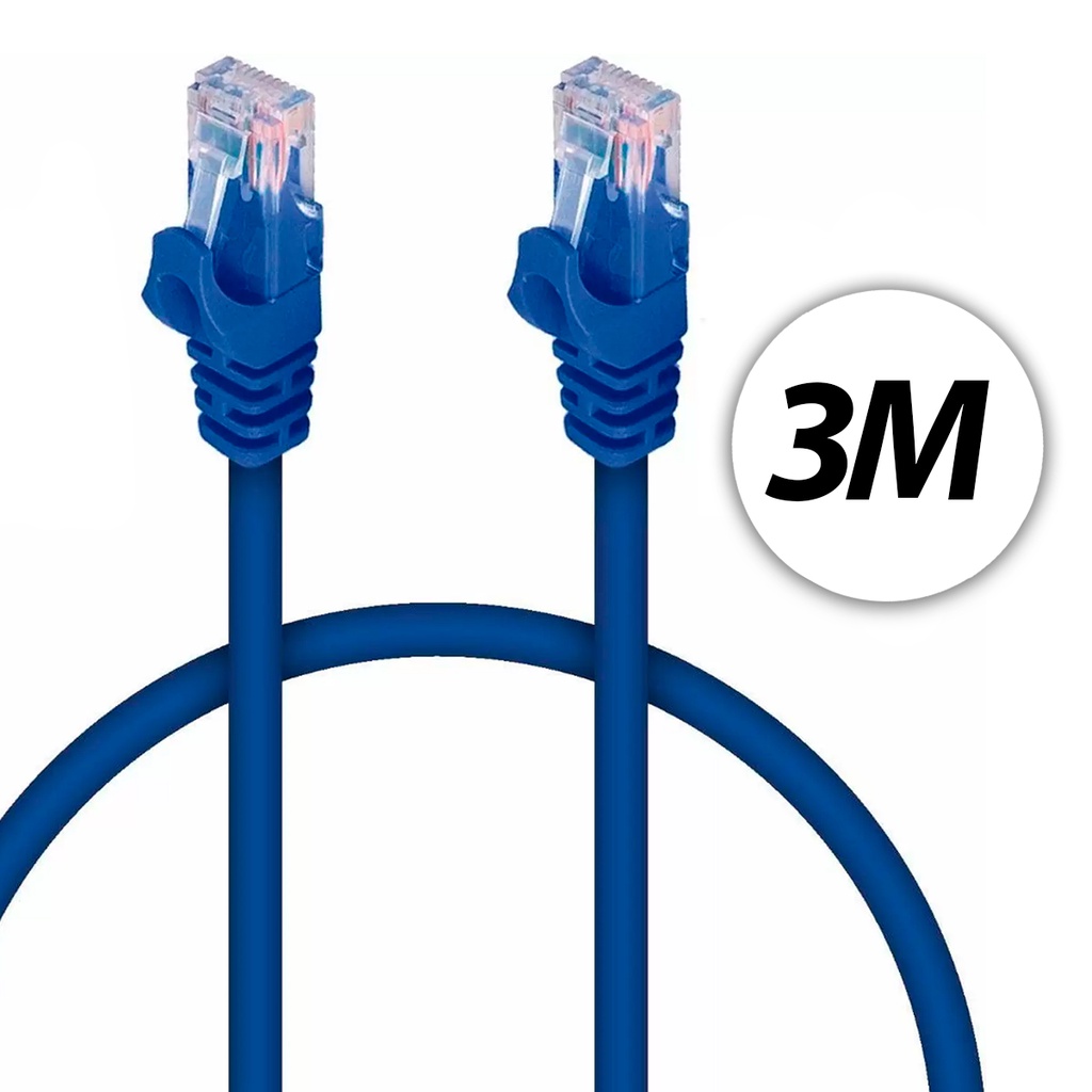 Cabo de Internet CAT6 Conexão 1000Mbps 3m Pronta Entrega | Shopee Brasil