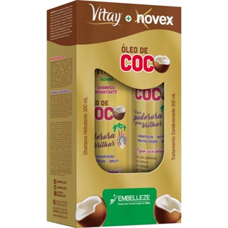 VITAY NOVEX OLEO DE COCO SHAMPOO300ML+CONDICIONADOR200ML