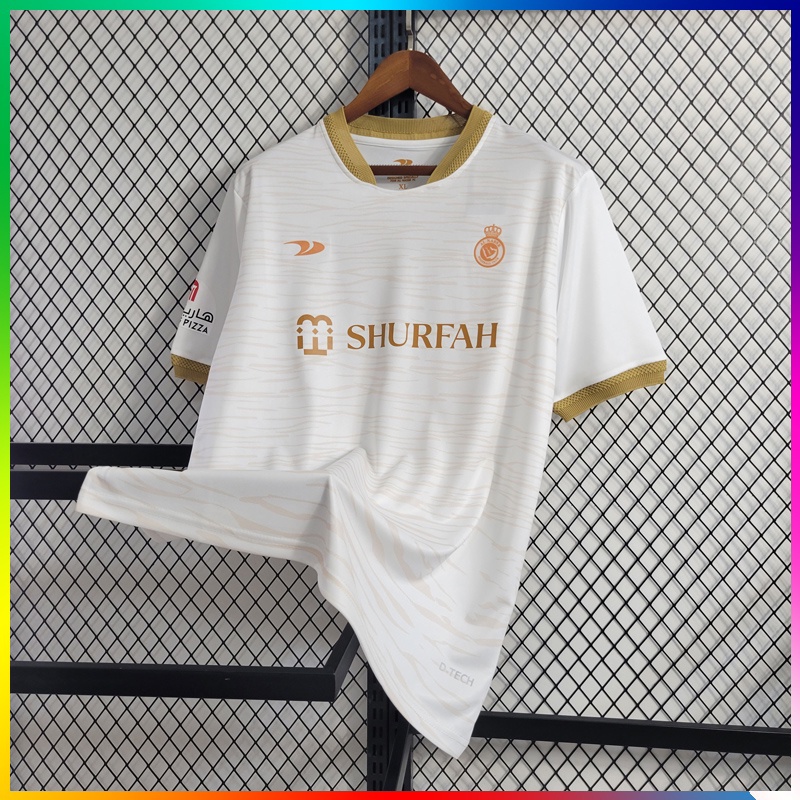 Nova Camisa De Futebol 2023/24 AlNassr Branca Da Equipe Shopee Brasil