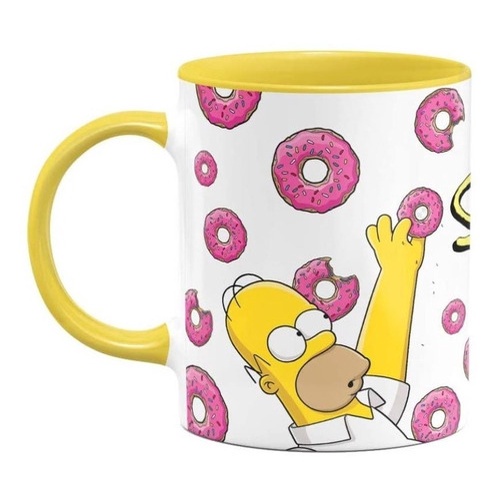 Caneca cerâmica - Homer Simpsons e Bart | Produtos Especiais