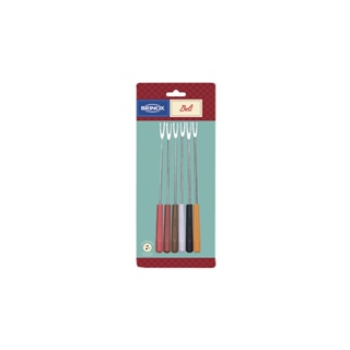Conjunto De Garfos Para Fondue Petiscos Brinox Beli 22 cm 6 Peças
