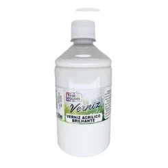 Verniz Acrílico Brilhante 500 Ml True Colors - Base De Água