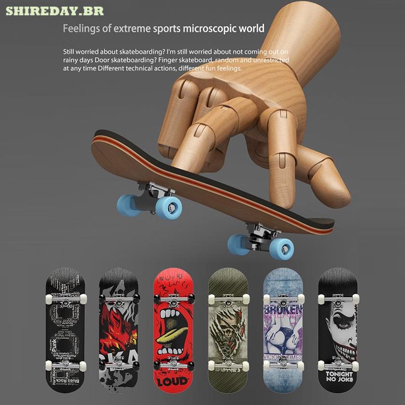 Fingerboard Skate de Dedo Profissional Completo Loud em Promoção