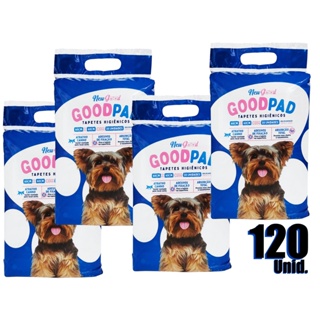 Tapete Higiênico P/cães Tapetinho Descartável Good Pad 60x60 Petlike - 120 Unid