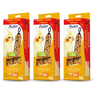 Alimento Para Calopsita Prefere Bastão 100gr - Milho Verde - 3 un