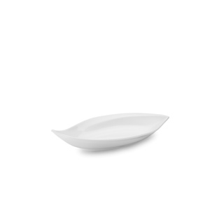 Travessa Funda Folha Haus Concept 39 x 21,5 x 6,5 cm 1 litro Branco