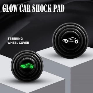 1 / 10Pcs Automotores Junta amortecedora de choque de porta de automóveis Junta amortecedora de choque à prova de choque Almofada espessante de porta de automóveis Almofada de choque luminescente de porta de automóveis Almofada de isolamento acústico Univ