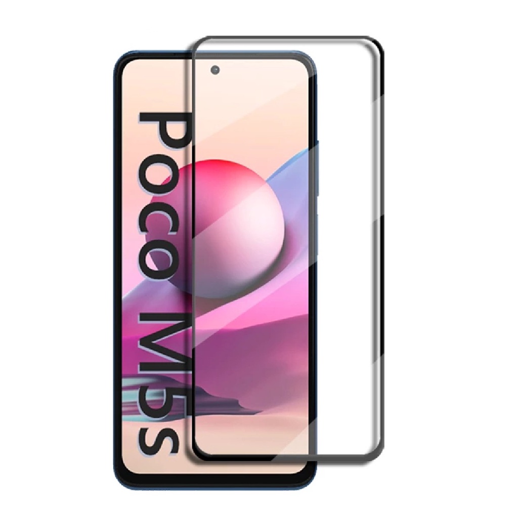 Película 3D PREMIUM ultra vidro ORIGINAL para poco M5s [Envio imediato]