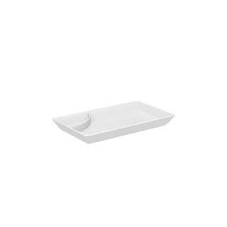 Prato Para Sushi Coza Uno 19,3 x 11,2 x 21,5 cm Branco