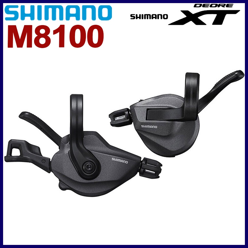 Shimano DEORE XT SL M8100 Shifter 2 Velocidade 12 Alavanca De MTB Bicicleta Original