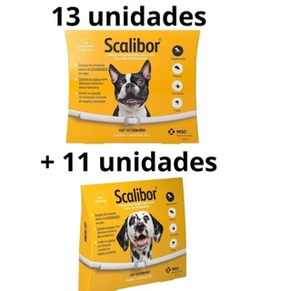 13 Coleira Scalibor 48cm + 11 Coleira Scalibor 65cm em Oferta na Shopee