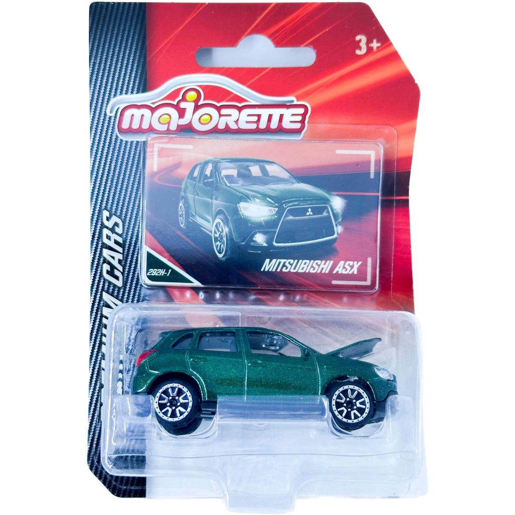 Voiture Miniature Majorette Mitsubishi ASX N°292H - Échelle 1/57, Bleue, En Métal, Occasion