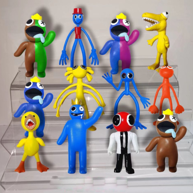 12pcs Roblox Jogo Rainbow Amigos Action Figure Pvc Doll Toy Collectible  Horror Modelo Brinquedos Crianças Presente de Natal