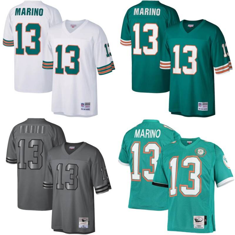 Miami Golfinhos NFL Camiseta De Futebol Jersey MARION No . 13 Top Legend Sport Tee Unisex Plus Tamanho