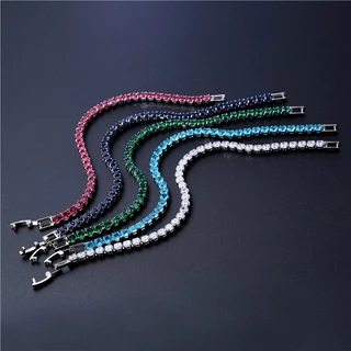 Novo Pulseira Hip Hop Européia E Americana 4.0 Micro Set Zircon