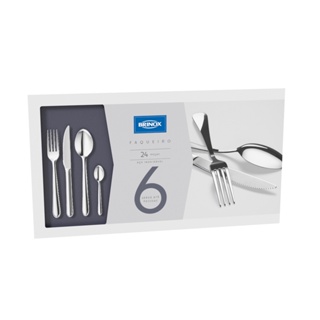 Faqueiro Brinox Lyon 24 Peças Aço Inox